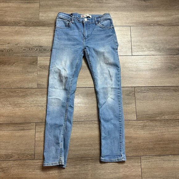 Levis 510 Jeans Mens 29x29 Blue Medium Wash Denim Skinny Fit Stretch - Picture 3 of 7